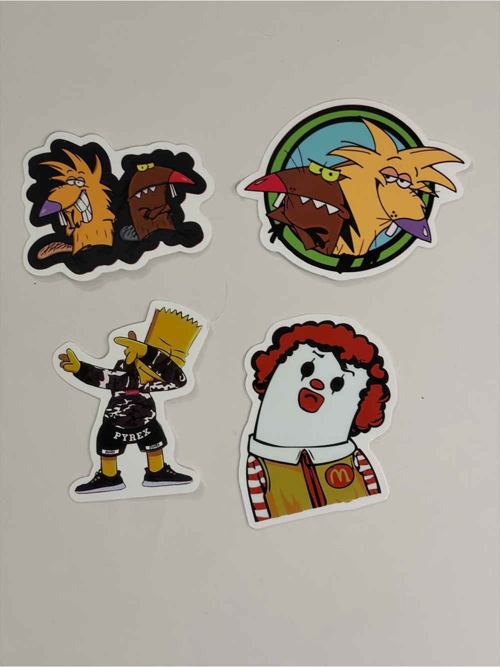 Sticker Pack - Colorful Cartoon Character Wall Decals